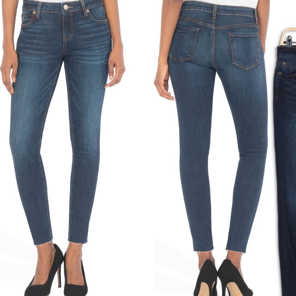 NWOT KUT from Kloth Carlo Mid Rise Ankle Skinny Jeans Size 8